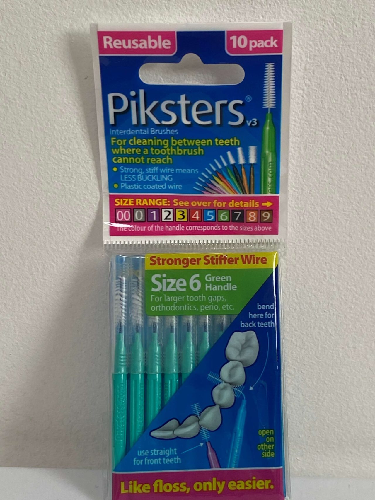 Piksters Interdental Brushes 10’s – Sizes 6 - Schofield And Pickup